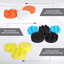 Kit de tampons éponge de polissage pour voiture,