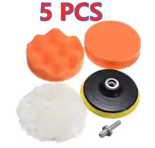 Kit de tampons éponge de polissage pour voiture,