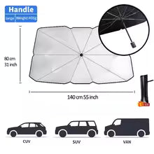 Pare-soleil de voiture pliable