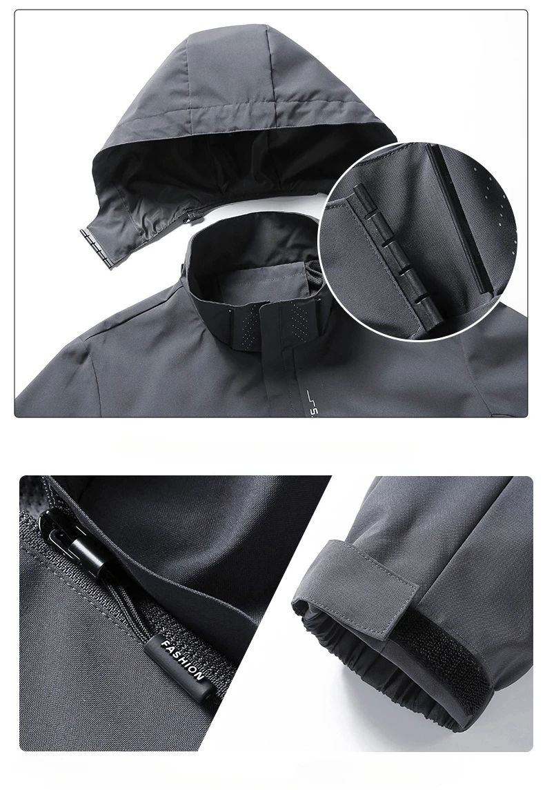 Veste de pluie imperméable légère pour hommes