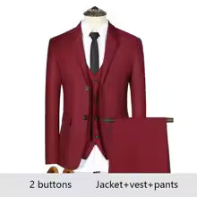 Costumes pour hommes de haute qualité pour mariage 2 pièces 3 ensembles