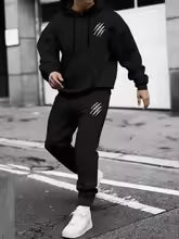 Sweat-shirts et pantalons à capuche imprimés pour hommes et femmes