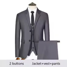 Costumes pour hommes de haute qualité pour mariage 2 pièces 3 ensembles