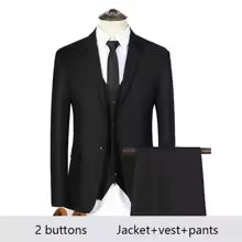 Costumes pour hommes de haute qualité pour mariage 2 pièces 3 ensembles