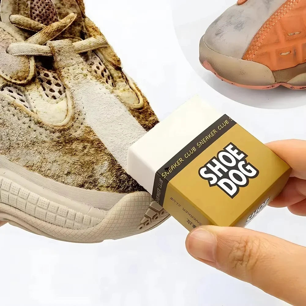 Portable Shoe Eraser - Waterproof Cleaning for Suede Leather, Sneakers & White Shoes, Decontamination Sneaker Cleaner
