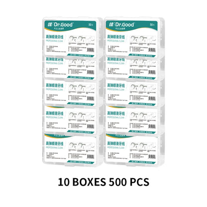 1/2/3/5/10 Box Portable Disposable Dental Floss Plastic Toothpick High-tension Dental Floss Stick Dental Floss Box ﻿Oral Care