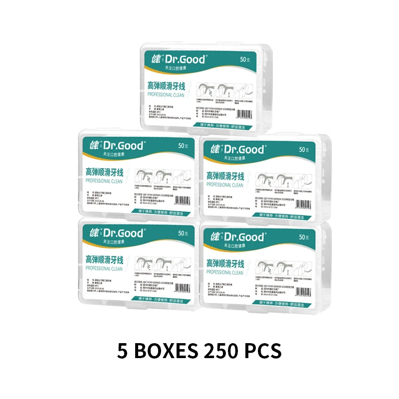 1/2/3/5/10 Box Portable Disposable Dental Floss Plastic Toothpick High-tension Dental Floss Stick Dental Floss Box ﻿Oral Care