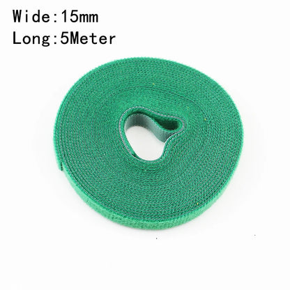 Wholesale 2/5M/Roll 12mm Width Cable Organizer USB Cable Winder Management nylon Free Cut Ties Mouse earphone Cord cable ties